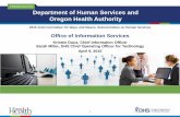 Department of Human Services and Oregon Health Authority Office of... · DHS / OHA Race, Ethnicity, Language and Disability (REAL-D)/Master Client Data Service (POP 402-OHA / 201-DHS)