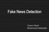 Fake News Detection - ecology labfaculty.cse.tamu.edu/huangrh/Fall17/Combined_Slides_day2.pdfnews article. Sentiment Feature: It calculates the polarity scores of headline and body