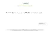 Best Practices of IT Procurement v1.4 E · Best Practices of IT Procurement e-Government Program (yesser) 5 1. Executive Summary Procurement refers to the overall process of acquiring