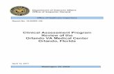 Clinical Assessment Program Review of the Orlando VA ... · Clinical Assessment Program Review of the Orlando VA Medical Center Orlando, Florida April 13, 2017 ... Clinical Assessment