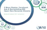 5 Ways Display, Facebook Ads & Remarketing Will Open New ...€¦ · Retargeting RTB: Facebook Ad Exchange vs. Ron 106-54% +184% 1CHF invested CPM Conversion rate ‘Those strong