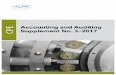 Accounting and Auditing Supplement No. 3 2017 · 2020-04-26 · FASB Accounting Standards Updates Accounting Standards Update No. 2017-11 tEarnings Per Share (Topic 260); Distinguishing