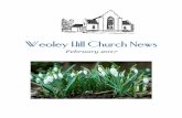 Weoley Hill Church News€¦ · Lydia, Jacob, Esther, Joel, Levi and the rest of the family. The funeral is Tuesday 14 February, 11:30AM at Preeshenlle URC, Gobowen, Oswestry Shrops