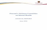ANNUAL REPORT - Queen's University · The Principal’s Commission on Mental Health tabled its final report in November 2012. The report, which was developed through extensive consultation