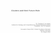 Clusters and their Future Role - clusterexcellencedenmark.dk · Clusters and their Future Role Dr. Christian H. M. Ketels Institute for Strategy and Competitiveness, Harvard Business