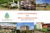 Green Technologies for Smart Communities© Confederation of Indian Industry ® Green Building Movement in India In 2001, 1 Green Building 20,000 sq.ft. 3,064 Green Building Projects,