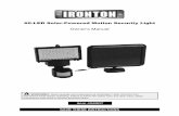 60-LED Solar-Powered Motion Security Light › images › downloads › manuals › ...Page 4 of 12 Intended Use The Ironton 60-LED Solar-Powered Motion Security Light offers a fast,