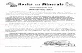 Rocks and Minerals cards 1&2€¦ · Rocks and Date: Reading Activity One Name: and that settles in of seas and oceans. OTM-265 SSB1-65 Rocks & Minerals Complete the following activities.