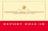 REPORT 2014-16 - Udaipur Urja initiativesudaipururja.in/wp-content/uploads/2018/10/UUI-AR_2014-16.pdf · 2018-10-15 · Mandir (), a pioneering development organization, to provide