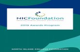 2019 Awards Program - foundation.nic.bc.ca · Welcome. Your Impact ... Brian Scott Fine Art Ltd Scholarship Bruce Helander Memorial Bursary Buckley Family Award Bucky Buchanan Business