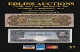 EDLINS AUCTIONS · (8) New clients should send references, credit card details or enclose a deposit in advance of the sale. Bids from minors are only accepted if there are adequate
