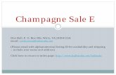 Champagne Sale E · 2020-04-05 · CH201 “The ‘Peoples’ Champagne or Soda-Water Tap for drawing effervescing wines and aerated waters without drawing the cork.” Price of 2/6
