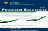 MSc Financial Economics - UCY · tel (357) 228936 05/36 - fax (357) 22895030 - finance.msc@ucy.ac.cy . MSc Financial Economics The School of Economics and Management of the University