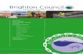 Brighton Council · Brighton Council AnnuAl RepoRt 2008 - 2009 Introduction 3 Mayor’s Message 4 General Manager’s Message 5 ... provide much-needed employment opportunities for