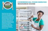 COMMERCIAL FOOD SERVICE RESOURCE GUIDE - Oregon Wasted Food Wasted Money Resource Guide | Page 1 Wasted