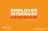 EMPLOYER INTERNSHIP HANDBOOK...“Building a Premier Internship Program: ... covers all expectations and outline what will constitute successful internships. 2. The internship sites