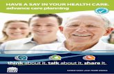 advance care planning workbook - NSW Health · Advance care planning is a way to help you think about, talk about and share your thoughts and wishes about future care. It gives you