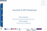 Eurolab-4-HPC Roadmap - EXDCI › sites › default › files › public › files › ... · Compiler/run-time Architecture/HW Cross-cutting issues: performance; energy, dependability,