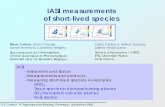 IASI measurements of short-lived species · molecules cm-2 molecules cm-2 molecules cm-2 Total emitted mass: NH 3 = 40 kTons C 2H ... IASI measurements of short-lived species. P.F.