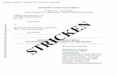 STRICKEN - fall.fsulawrc.com · CERTIFICATE OF COMPLIANCE ..... 15 . STRICKEN. TABLE OF CITATIONS Case Page Fla. Stat. §766.102.....6, 12 11 STRICKEN. 1 STATEMENT OF THE FACTS AND