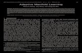 Adaptive Manifold Learningstudentnet.cs.manchester.ac.uk/pgt/COMP61021/reference/adaptive... · Index Terms—Manifold learning, dimensionality reduction, neighborhood selection,