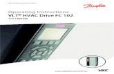 VLT® HVAC Drive FC 102 110-1400 kW - Danfossfiles.danfoss.com/download/Drives/MG11F402.pdf · 3.2.2 Receiving the Frequency Converter 10 3.2.3 Transportation and Unpacking 10 3.2.4