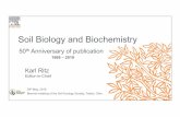 Soil Biology and Biochemistry - Elseviermedia.journals.elsevier.com/content/...25161430.pdf · Soil Biology and Biochemistry 50th Anniversary of publication 1969 – 2019 Karl Ritz