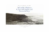 Yorkshire Geological Society - Lyell Collection · Yorkshire Geological Society FOUNDED 1837 PATRONS Elf (UK) Ltd. ... your involvement in Silurian palaeoecology and the supervision