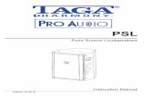 Point Source Loudspeakers - TAGA Harmony12... · 2019-03-13 · Point Source Loudspeakers Instruction Manual Edition 12-2018. 2 Introduction ... system design applicable for this