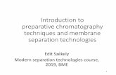 Introduction to preparative chromatography techniques and ...kkft.bme.hu/attachments/article/47/intro_prepchrom_membr2019.pdf · Introduction to preparative chromatography techniques