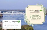 GENERAL...the funeral goods and services you selected. PRICE LIST GENERAL These prices are effective as January 8, 2018 ... if you select certain funeral arrangements, such as a funeral