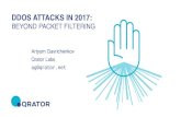 DDOS ATTACKS IN 2017 - ENOG · qrator.net 2016 3 786 1038 1993 477 370 845 _2012_ _2013_ _2014_ _2015_ Volumetric TCP-based HERE BE DRAGONS