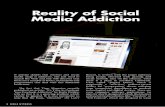 Reality of Social Media Addiction - Bible Witness Media Ministry · 2017-10-20 · social media websites extremely obsessive and compulsive, especially to young people. These cost