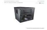 UPQ-1P Wide Coverage Loudspeaker · UPQ-1P Wide Coverage Loudspeaker Operating Instructions The contents of this manual are furnished for informational purposes only, are subject
