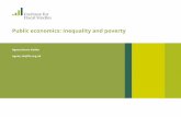Public economics: income inequality & poverty · Focus on income after housing costs are deducted (AHC income) rather than before housing costs are deducted (BHC income) AHC income