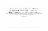 Coalition Alternative Report to the UNCRC (Republic of ... Documents/SGP/INT_CRC... · Coalition Alternative Report to the UNCRC (Republic of Singapore) For the 81st session of the