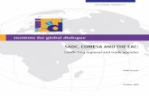 SADC, COMESA AND THE EACigd.org.za/jdownloads/Occasional Papers/igd_op_57.pdf · SACU Southern African Customs Union SADC Southern African Development Community TDCA Trade, Development