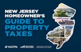 NEW JERSEY HOMEOWNER’S GUIDE TO PROPERTY TAXES · new jersey homeowner’s guide to property taxes njpropertytaxguide.com 3 you buy/own a home you receive a property tax bill based