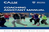 COACHING ASSISTANT MANUAL - ucoach.comucoach.com/.../Coaching_Assistant_Manual_Oct_2015.pdf · COACHING MOTIVATION AND PHILOSOPHY Coaches are typically caring people who want to help