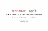Agile Product Lifecycle Management - Oracle · Agile Product Lifecycle Management Business Intelligence – User Guide v.3.0 Part No. E12640-01 September 2008