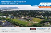 REDEVELOPMENT OPPORTUNITY - LoopNet...It is also home to the Highlands Golf Course, a well-known nine-hole course and is located minutes from Astoria Golf & Country Club (Private Club).