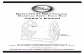 Model 709-S2 Multi-Purpose Stainless Steel Hose Reel...Model 709-S2 Multi-Purpose Stainless Steel Hose Reel Owner’s Manual VISIT OUR WEBSITE: OR CALL US TOLL FREE AT 1-866-820-5805,