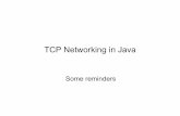 TCP Networking in Javalatemar.science.unitn.it/segue_userFiles/2017WebArchitectures/HTT… · RFC 2616 (June 1999) defined HTTP/1.1 In June 2014, RFC 2616 was retired and HTTP/1.1