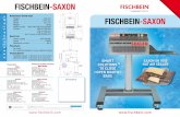 910 fischbein-saxon · Sealer confirms Fischbein-Saxon’s supremacy in hot air sealer technology and the payoff is quality and attractive seals, faster changeover, less downtime,