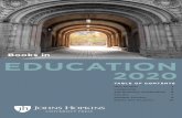 Books in 2019â€“2020 EDUCATION 2 Thinking about American higher education as an economic market changes