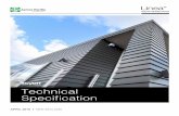 Technical Specification… · architect, designer or engineer must undertake specific design. For advice on designs outside the scope of this specification, Ask James Hardie on 0800