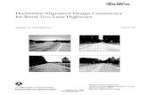 Horizontal Alignment Design Consistency for Rural Two-Lane ... as a function of horizontal alignment.
