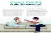 CHALLENGES to the Sacrament of - kalyancatechism.in · CHALLENGES to the Sacrament of MARRIAGE & FAMILY INTRODUCTION Among the numerous blessings that God has showered upon us in