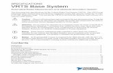VRTS Base System Specifications - National Instruments · SPECIFICATIONS VRTS Base System ... Warranted specifications describe th e performance of a model unde r stated operating