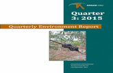 Quarterly Environment Report › ... › 2016 › 01 › 2015-Quarter-3.pdf · This quarterly Environment Report (QER) for the Angas Zinc Mine (AZM) summarises the results of the